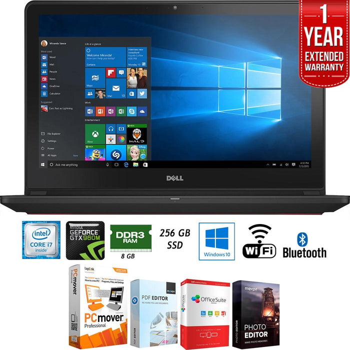 Dell Inspiron FHD 6th Gen Intel Core i7 15.6" Laptop + Extended Warranty Pack