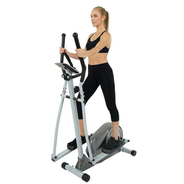 Sunny Health and Fitness Magnetic Elliptical Trainer - (SF-E3609) Bundle