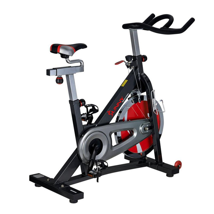 Sunny Health and Fitness Chain Drive Indoor Cycling Trainer Exercise Bike  (SF-B1401) Bundle