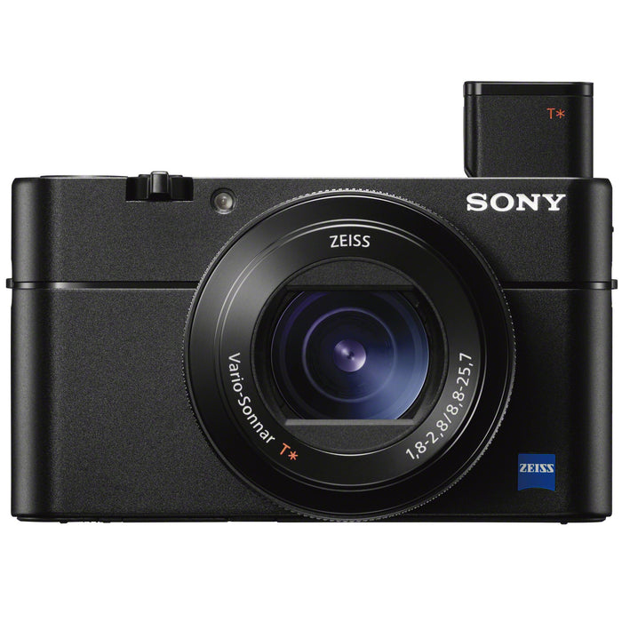 Sony Cyber-shot DSC-RX100M5A V 4K Zeiss 24-70mm Lens Digital Camera Grip Tripod Kit