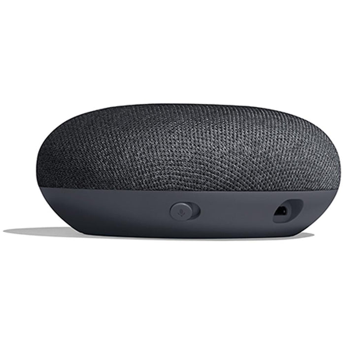 Google Home Mini Home Smart Speaker with Google Assistant Charcoal + Wall Mount