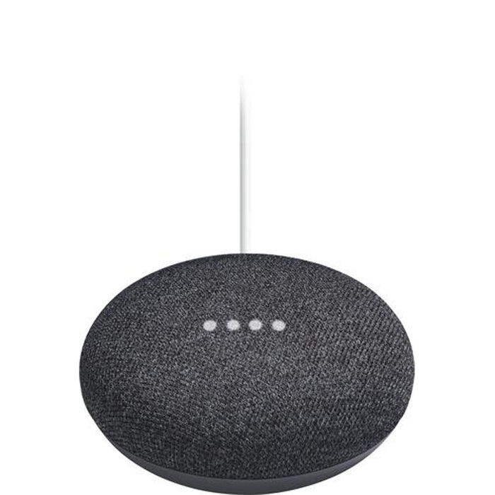 Google Nest Thermostat E with Google Home Mini 1st Gen Speaker (Charcoal) & Wall Mount