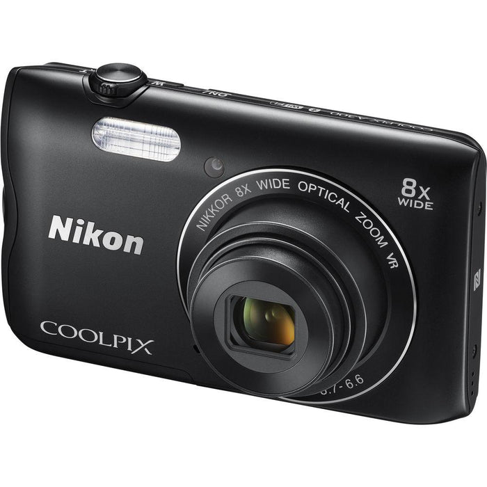 Nikon Coolpix A300 20.1MP 8x Optical Zoom NIKKOR Digital Camera -Certified Refurbished