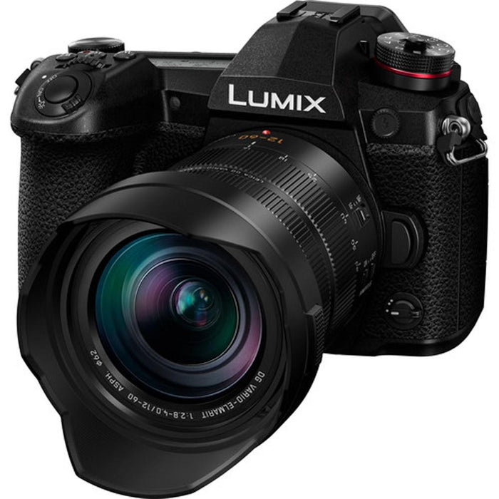 Panasonic DC-G9LK LUMIX G9 Mirrorless Camera w/ Leica DG 12-60mm Lens Photo Video Bundle