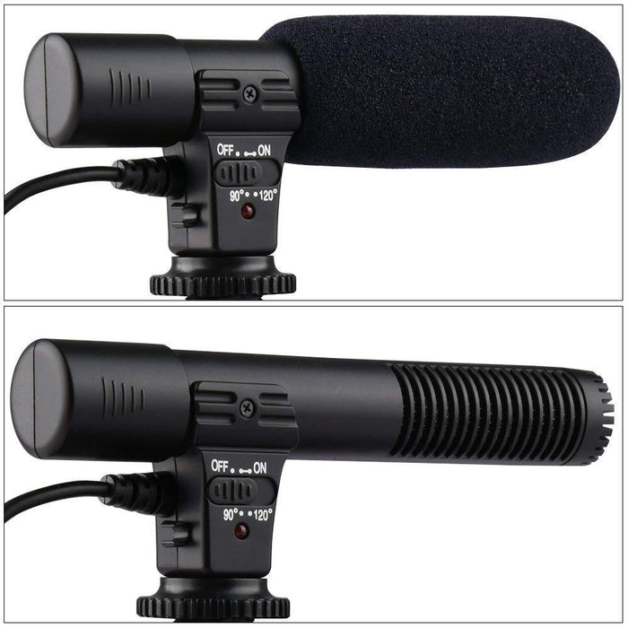 Deco Gear Universal Mini Condenser Shotgun Microphone for Digital Cameras and Camcorders