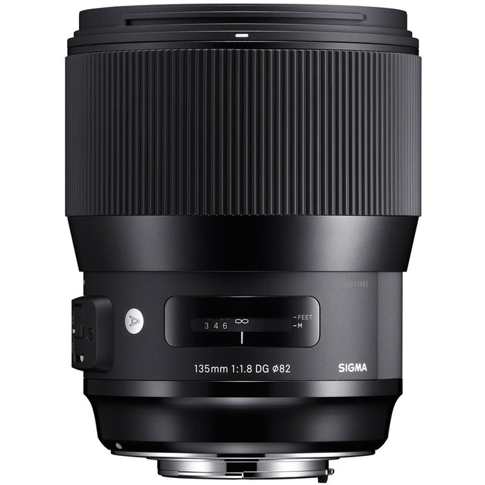 Sigma 135mm F1.8 DG HSM ART Telephoto Lens for Sony E Mount + 64GB Memory Card