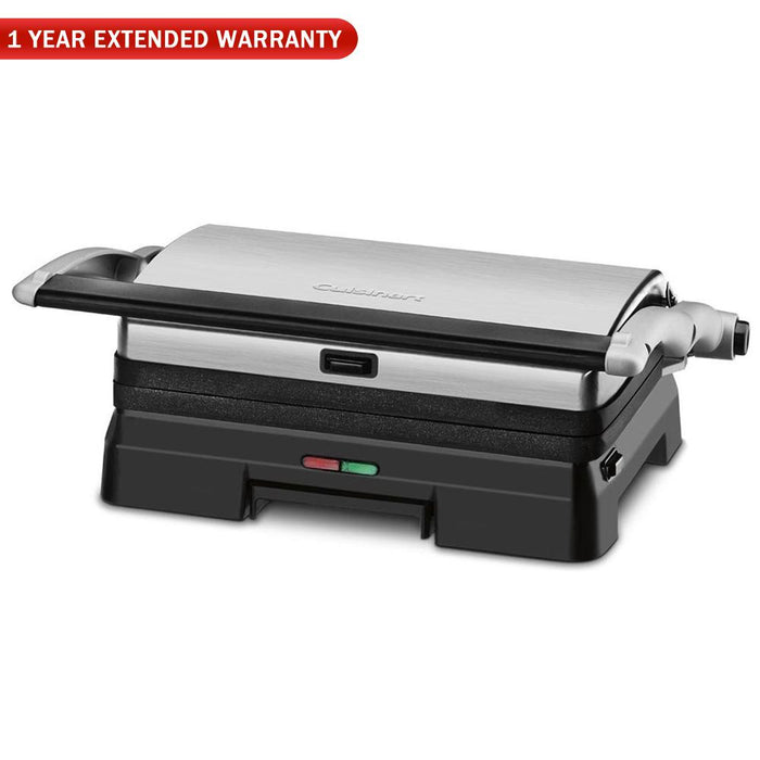 Cuisinart Griddler 3-in-1 Grill & Panini Press (Refurbished) w/Extended Warranty