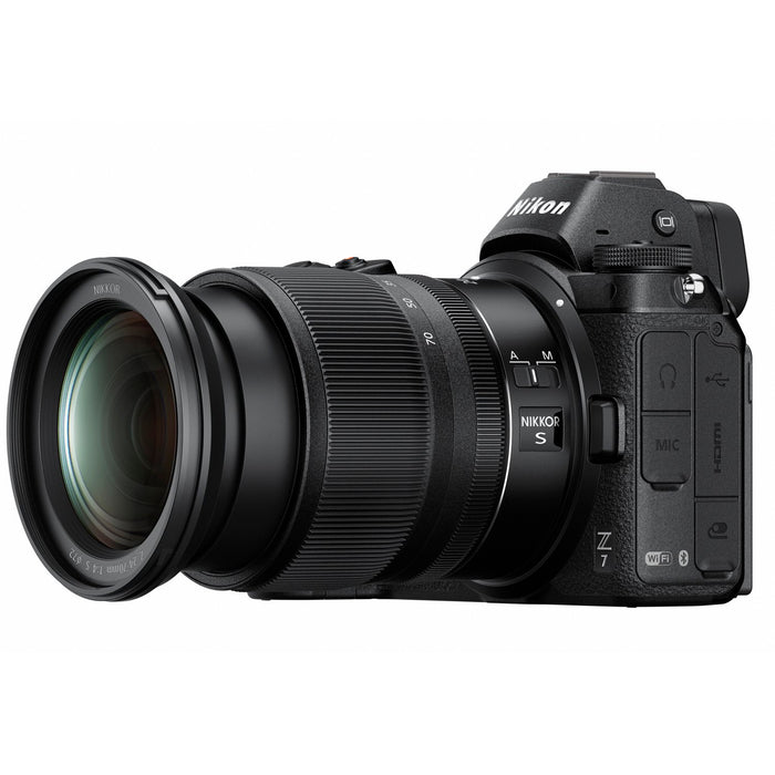 Nikon Z7 FX-Format 4K Mirrorless Camera with NIKKOR Z 24-70mm f/4 Lens
