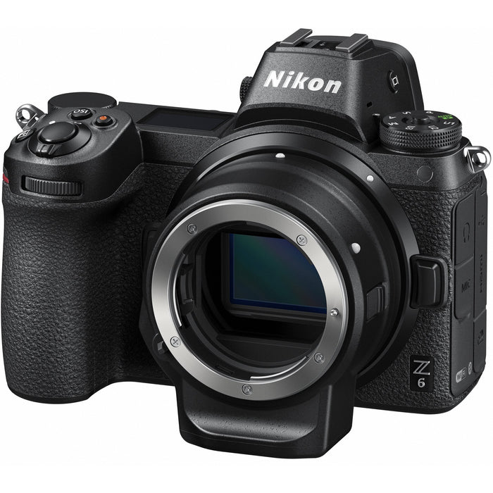 Nikon Z6 24.5MP FX-format Full-Frame Mirrorless Camera (Body) with FTZ Mount Adapter