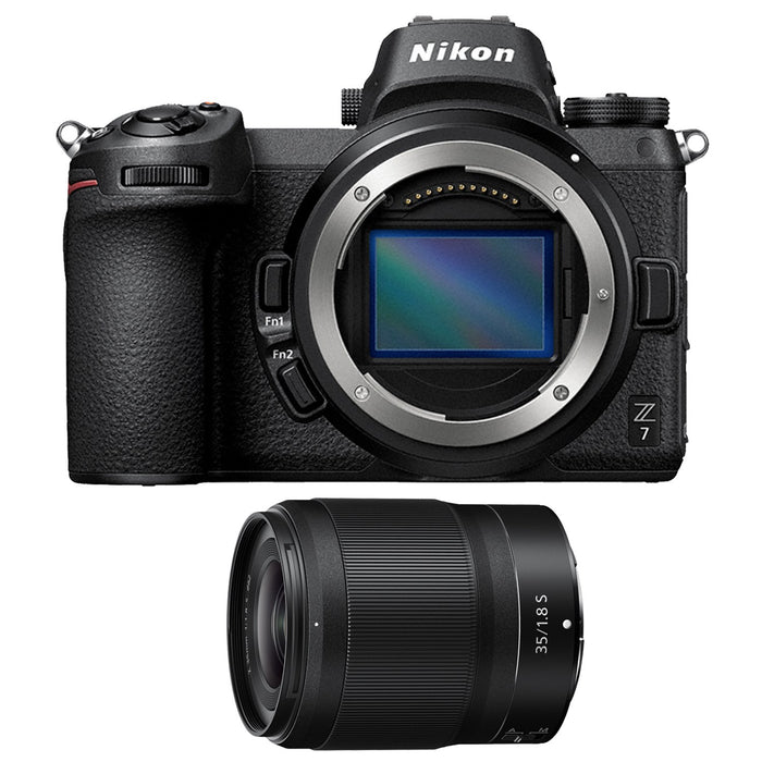 Nikon Z7 45.7MP FX-Format Full-Frame 4K Mirrorless Camera w/NIKKOR Z 35mm f/1.8S