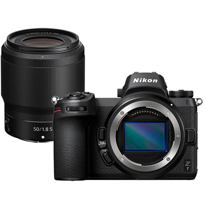 Nikon Z7 45.7MP Full-Frame 4K Mirrorless Camera with NIKKOR Z 50mm f/1.8 S Lens