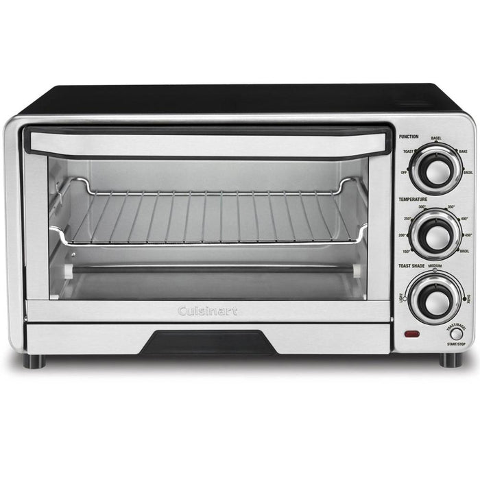 Cuisinart Custom Classic Steel Toaster Oven Broiler Refurbished + Extended Warranty