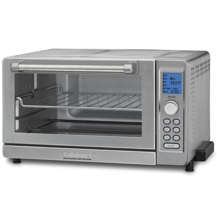 Cuisinart TOB-135 Deluxe Convection Toaster Oven Broiler, Refurb. w/ Knife Bundle