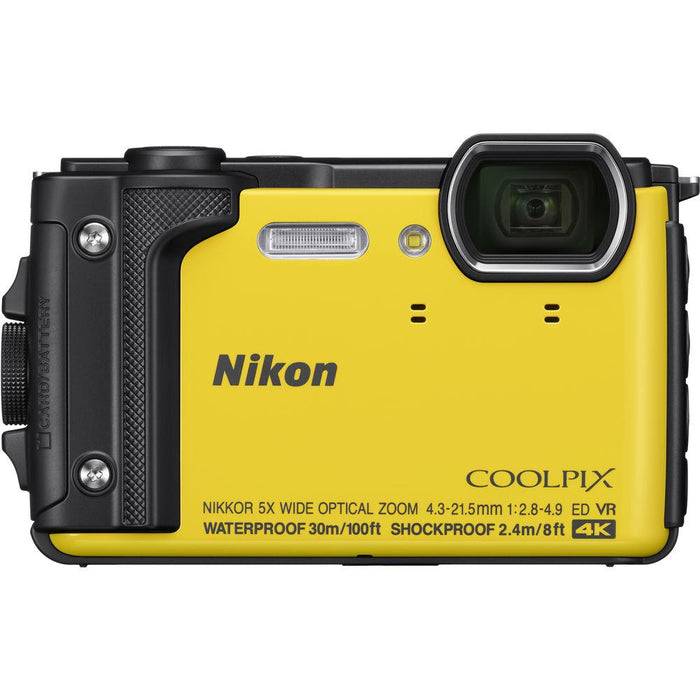 Nikon COOLPIX W300 16MP 4K UHD Digital Camera (Refurbished)+ 16GB Memory & Flash Kit