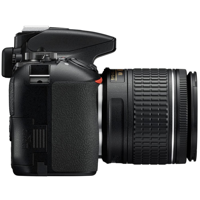 Nikon D3500 DSLR Black Camera + AF-P DX 18-55mm+ 70-300mm SLD DG Lens Accessory Bundle