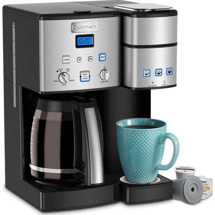 Cuisinart SS-15 12-Cup Coffee Maker & Single-Serve Brewer, Stainless Certified Refurbished
