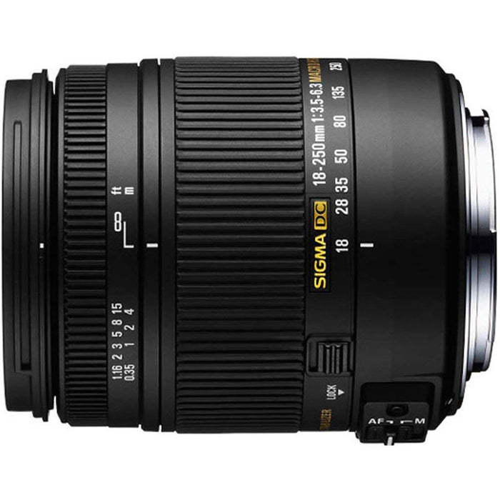 Sigma 18-250mm F3.5-6.3 DC Macro OS HSM for Sony Alpha Cameras (Certified Refurbished)