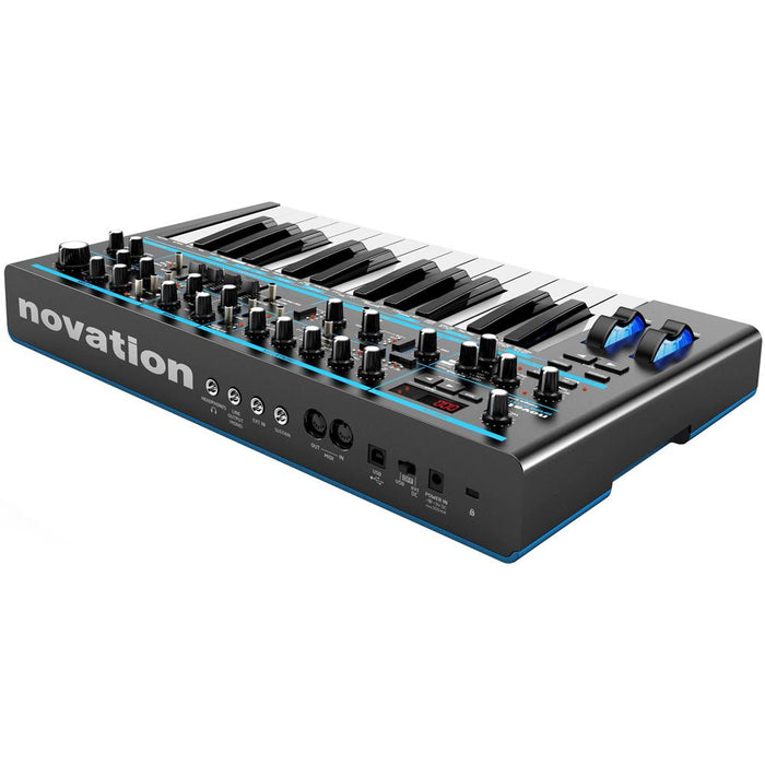 Novation Bass Station II Analog Mono Synthesizer + 1 Year Warranty Bundle