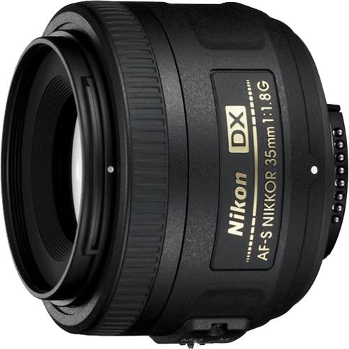 Nikon AF-S DX Nikkor 35mm F/1.8G Lens, With Nikon 5-Year USA Warranty