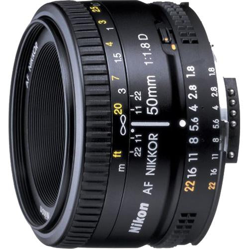 Nikon 50mm F/1.8 D AF FS-52 Lens, With Nikon 5-Year USA Warranty - Open Box