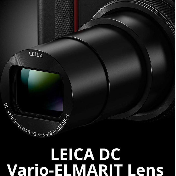 Panasonic LUMIX 4K Digital Camera ZS200 w/ 20 MP Sensor 24-360mm LEICA DC Lens Zoom Silver