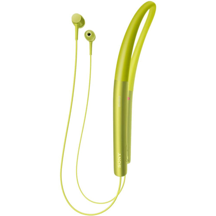 Sony Wireless In-ear Bluetooth Headphones w/ NFC - Lime Yellow (OPEN BOX)