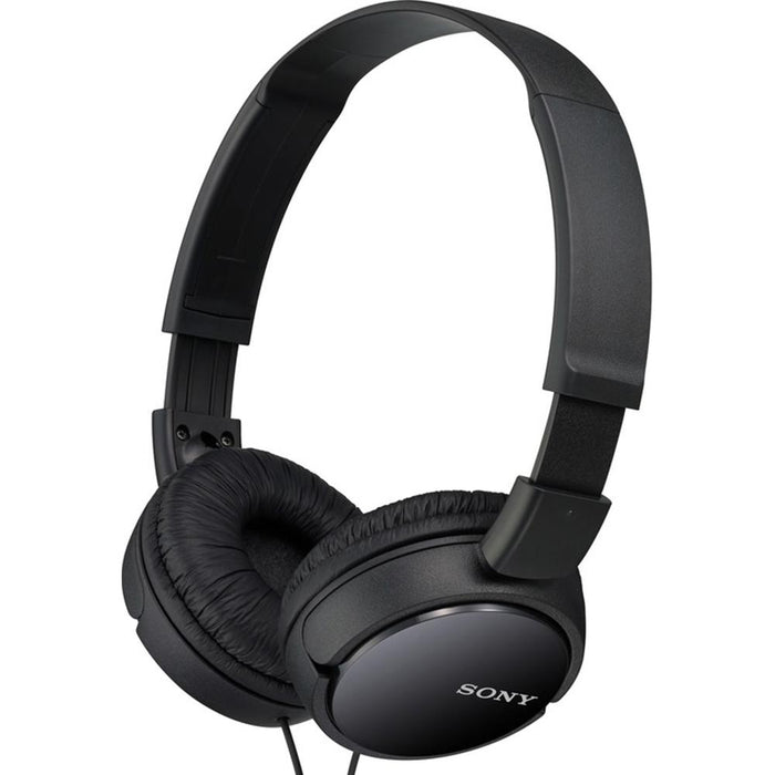 Sony MDR-ZX110AP/B Extra Bass Full Size Headphones Smartphone Headset with Mic -Black