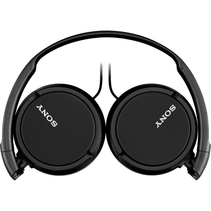 Sony MDR-ZX110AP/B Extra Bass Full Size Headphones Smartphone Headset with Mic -Black