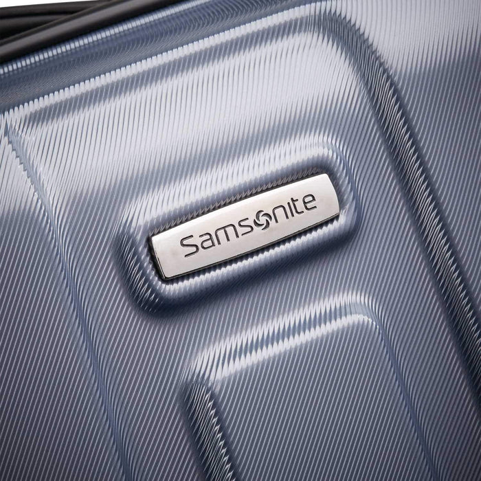 Samsonite Centric 3pc Nested Hardside (20/24/28) Luggage Set, Blue Slate - Open Box
