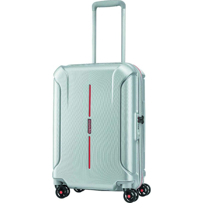 American Tourister 24" Technum Hardside Spinner Luggage, Grey/Red