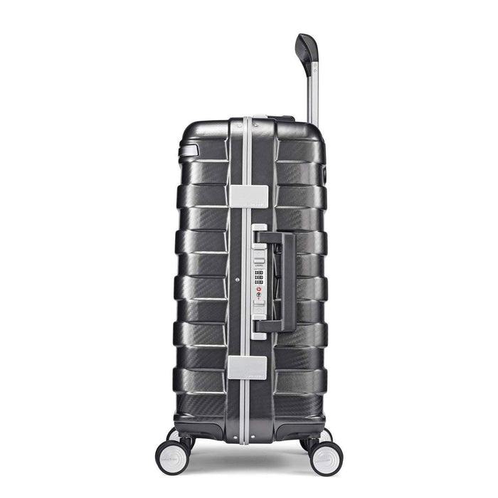 Samsonite Framelock Hardside Carry On Zipperless Luggage with Spinner Wheels 20" Dark Grey