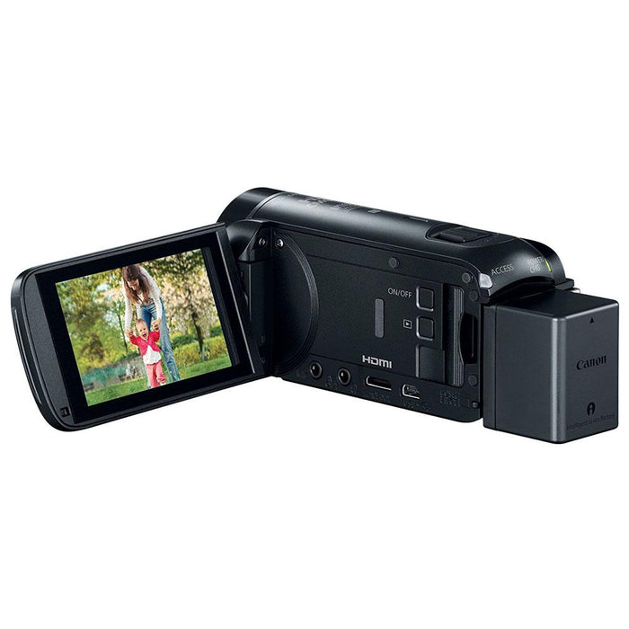 Canon VIXIA HF R82 Camcorder 3.8MP, 57x Advanced Zoom + 32GB Deluxe Accessory Bundle