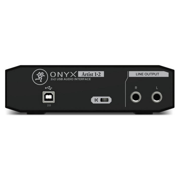 Mackie Onyx Artist 1-2 2x2 USB Audio Interface w/ 3" Multimedia Speaker Bundle