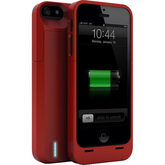uNu DX-05-2300B Protective Battery Case for iPhone 5 - Matte Red