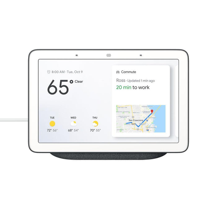 Google Nest Hub with Google Assistant (GA00515-US) + Google Nest Cam Outdoor