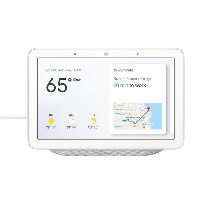 Google Nest Hub with Google Assistant (GA00516-US) & Google Nest Cam Outdoor
