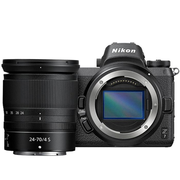 Nikon Z7 FX-Format 4K Mirrorless Camera with NIKKOR Z 24-70mm f/4 Lens Bundle