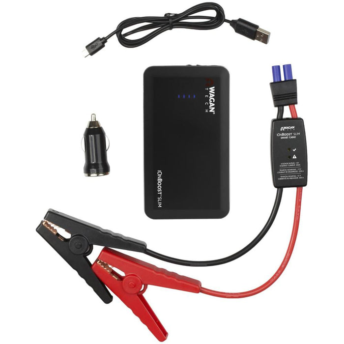 Wagan IonBoost Slim 5400mAh Jump Starter 12V Battery Battery Bank 2 pack
