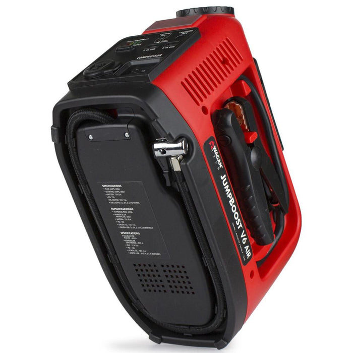 Wagan V6 Air Jump Starter with Compressor & Extended Warranty