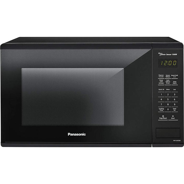 Panasonic 1.3 CuFt 1100 Watt Countertop Microwave, Black - SU656B