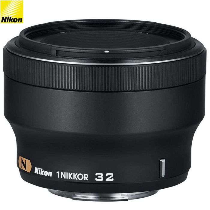 Nikon 1 NIKKOR 32mm f/ 1.2 CX Format Lens (Black) - (Certified Refurbished)