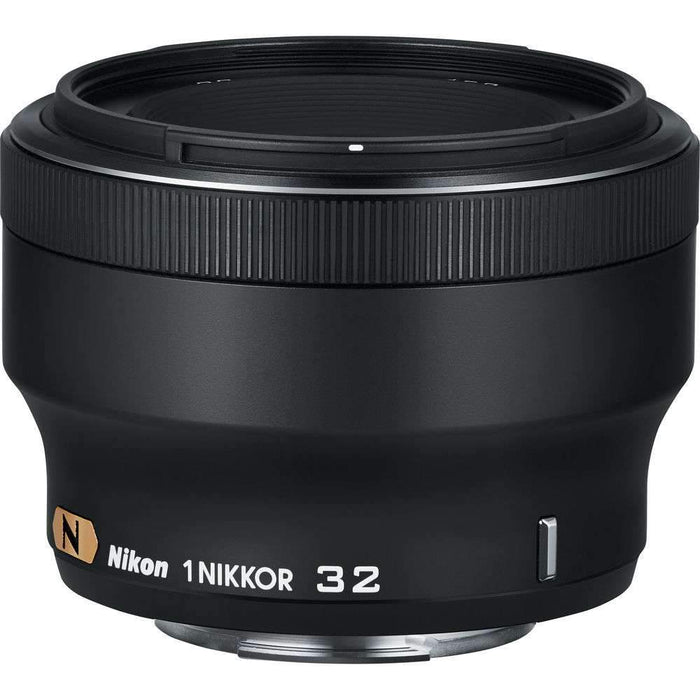 Nikon 1 NIKKOR 32mm f/ 1.2 CX Format Lens (Black) - (Certified Refurbished)