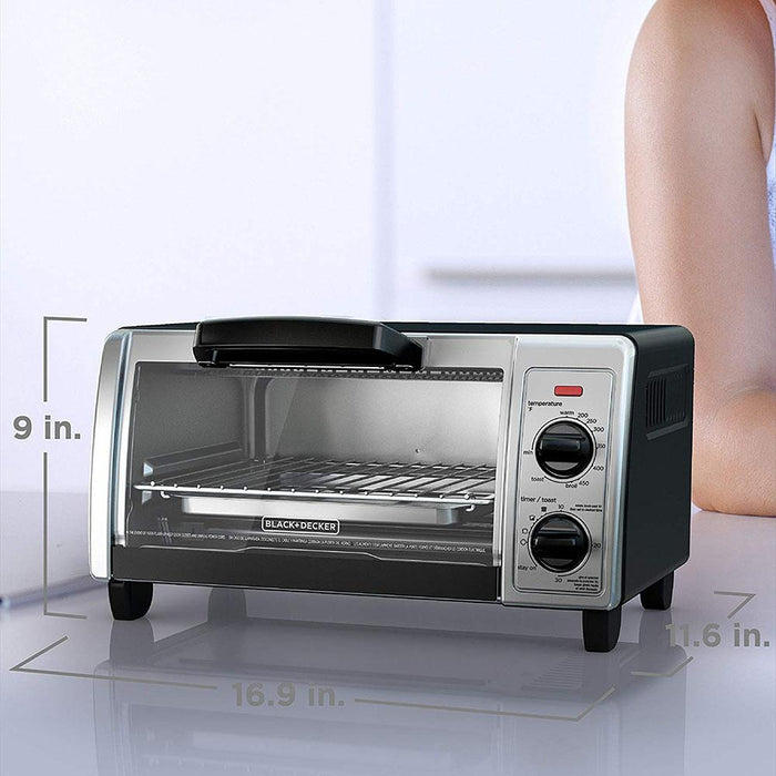 Black & Decker B&D 4 Slice Toaster Oven SS