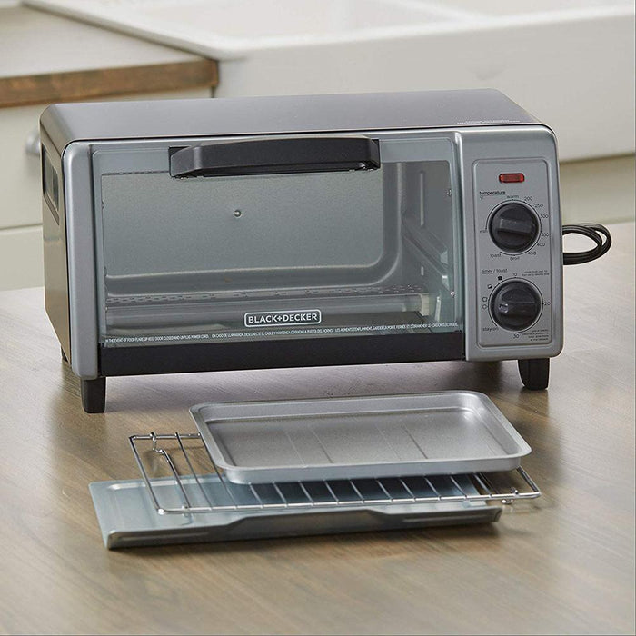 Black & Decker B&D 4 Slice Toaster Oven SS