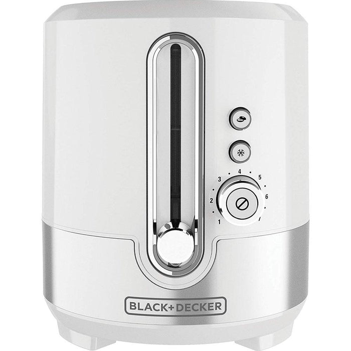 Black & Decker BD 2-Slice Toaster SS Wht