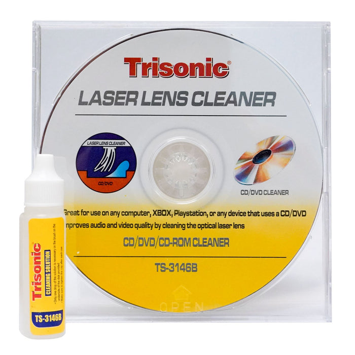 Trisonic Laser Lens Cleaner for DVD/CD Players - TS-3146B