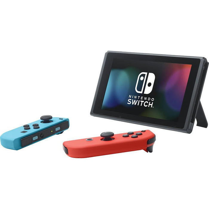 Nintendo Switch Neon Blue and Red Joy Con with Charging Dock Bundle - E1NTHACSKABAA