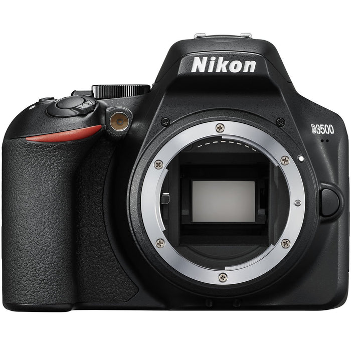 Nikon D3500 DSLR Camera w/ AF-P DX 18-55mm & 70-300mm Zoom Lens 64GB Accessory Bundle
