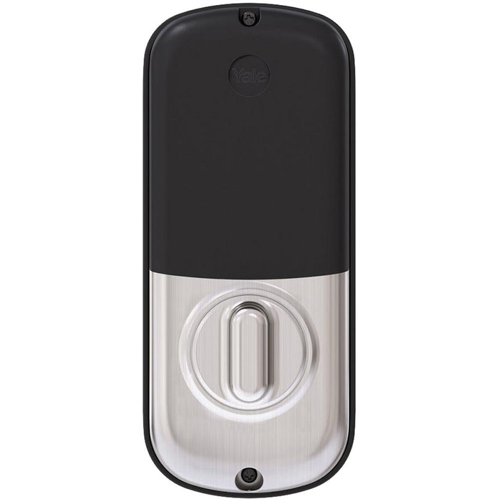 Yale Locks B1L Lock Push Button w/ Z-Wave (Satin Nickel) Smart Front Door Bundle