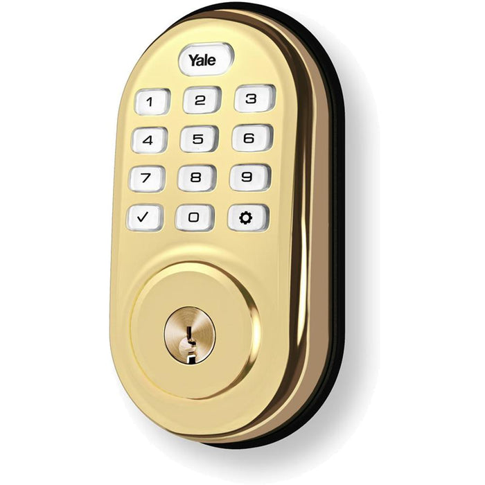 Yale Locks Assure Lock Push Button w/ Z-Wave (YRD216) Front Door Bundle